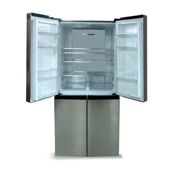 Image sur Réfrigérateur porte française double-battant FIABTEC FTKG-CD-492W – 482 L – No Frost – Acier inoxydable – Garantie 06 mois