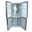 Image sur Réfrigérateur porte française double-battant FIABTEC FTKG-CD-492W – 482 L – No Frost – Acier inoxydable – Garantie 06 mois
