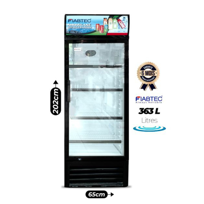 Image de Réfrigérateur vitré à boissons FIABTEC FTDFQ-363 L – 363 L – Une porte vitrée – Econome en énergie – Garantie 6 mois