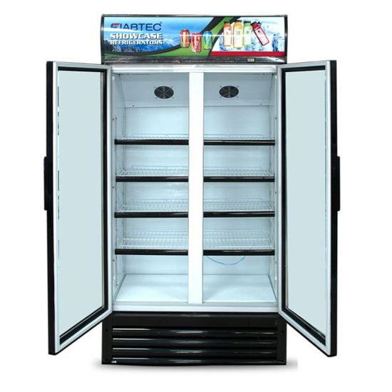 Image sur Réfrigérateur vitré à boissons FIABTEC FTDFQ-553L – 553 L – Porte vitrée – Économie d’énergie – Garantie 6 mois