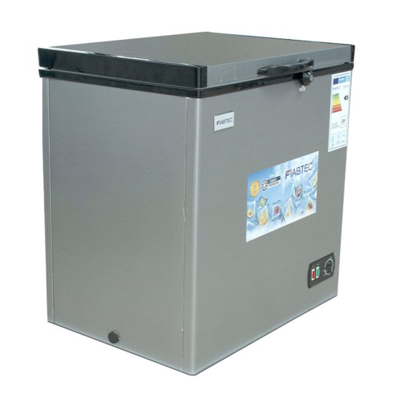 Image sur Congélateur coffre FIABTEC FTCFQ-158 – 158 L – Classe A+ – Gaz R600a – Garantie 6 mois