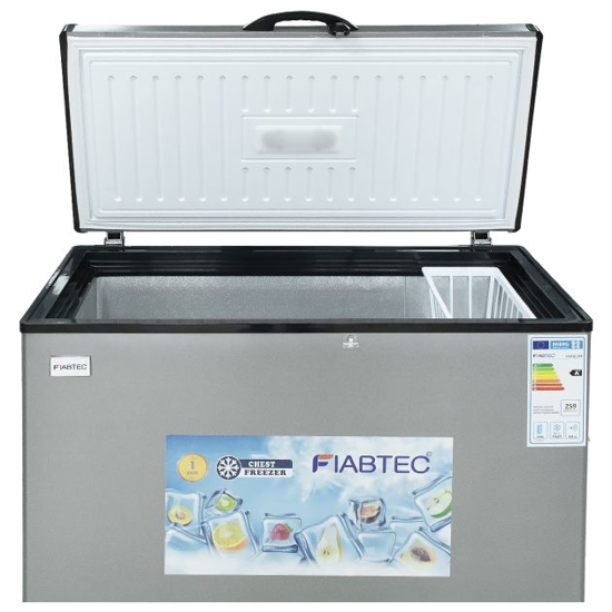 Image sur Congélateur coffre FIABTEC FTCFQ-258 – 258 L – Classe Éco A+ – Gaz R600a – Garantie 6 mois