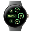 Image sur Google pixel watch LTE - Montre intelligente Android avec suivi d'activité - Montre de suivi de la fréquence cardiaque - Boîtier en acier inoxydable
