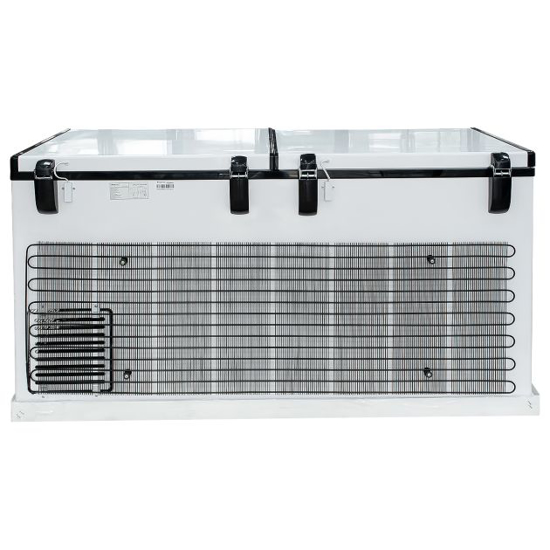 Image sur Congélateur coffre FIABTEC FTCFQ-518 – 518 L – Double portes verrouillables – Classe Éco A+ – Garantie 6 mois