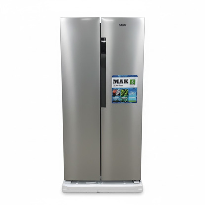 Image de Réfrigérateur side‑by‑side MAK MKS‑581IX – 430 L – No Frost multi‑air‑flow – Acier inoxydable – Garantie 6 mois