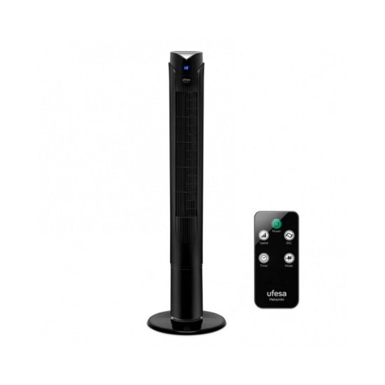 Image sur Ventilateur colonne UFESA UF84105327 – Hauteur 1 m – 45 W – 3 vitesses – Garantie 6 mois