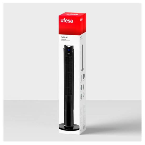 Image sur Ventilateur colonne UFESA UF84105327 – Hauteur 1 m – 45 W – 3 vitesses – Garantie 6 mois