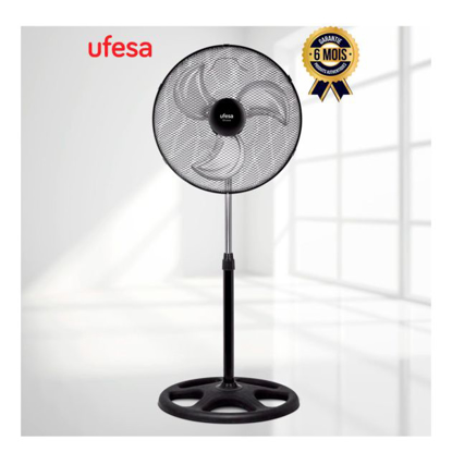 Image de Ventilateur 3-en-1 UFESA UF84105334 – 70 W – Ø 45 cm – Utilisable sur pied / mural / table – Garantie 6 mois