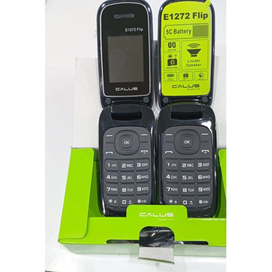 Image sur Telephone Pliable CALUS E1272 Flip - Écran 1,77", Double SIM, Noire