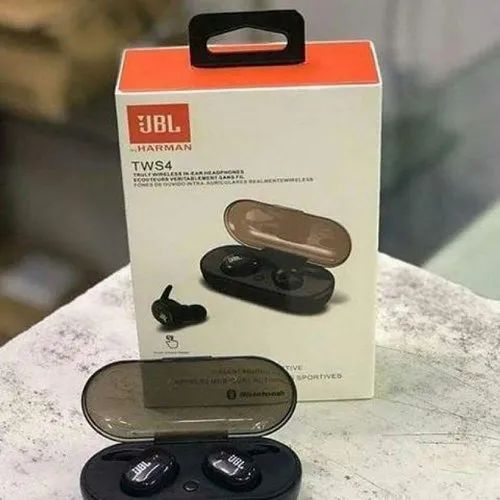 Ecouteur à Bluetooth Airpod TWS4 JBL Sans fil avec Etui de Charge - Sodishop