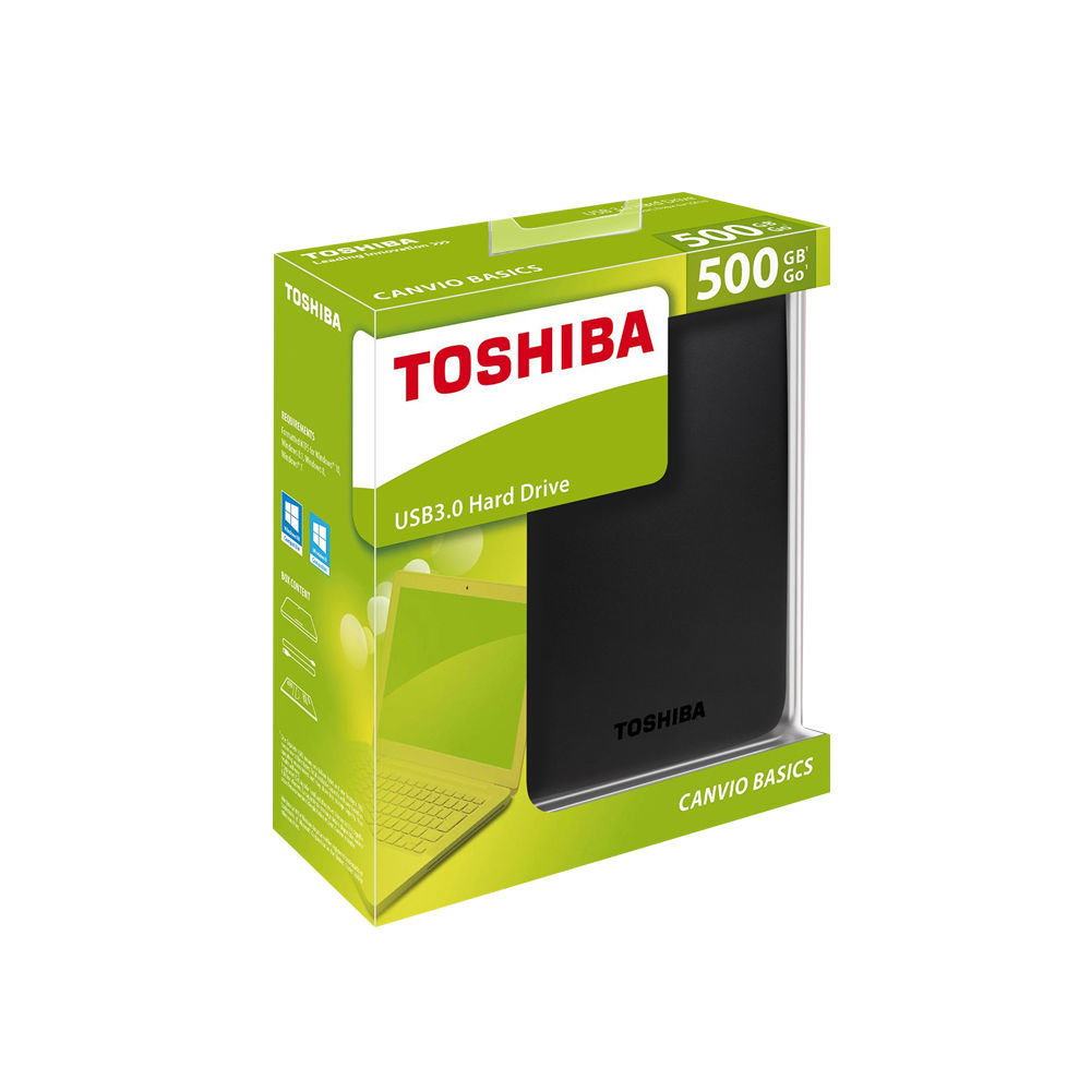 Disque dur externe HDD Toshiba - 500Go - 3mois