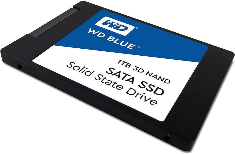 Disque dur interne Western Digital 1To - WD Blue SSD - 2.5 SATA - 3D NAND