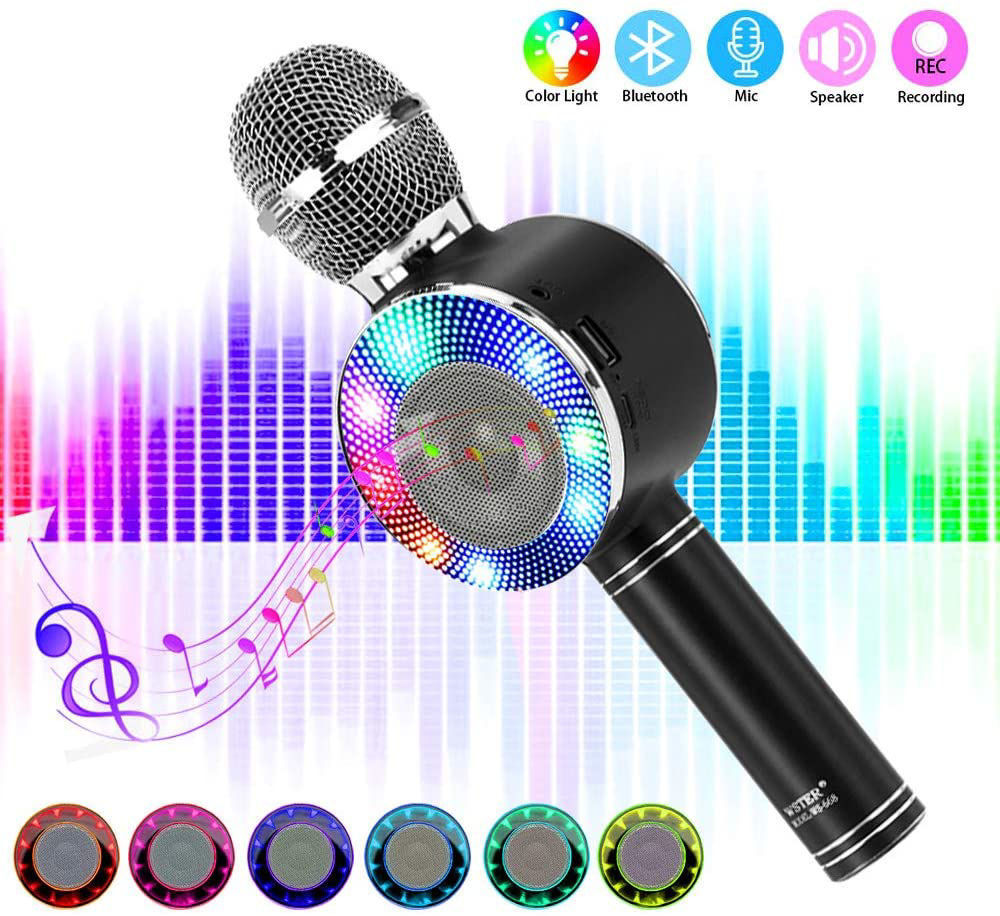 Microphone karaoké WS-668 - sans fil - Bluetooth - portable